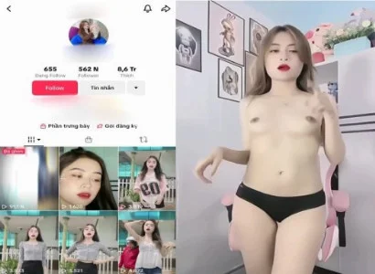 Đêm với em Tiktoker da trắng thể hình cực ngon
